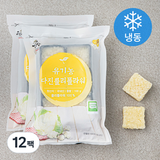 우리땅 유기가공식품 인증 다진 콜리플라워 (냉동), 100g, 12팩