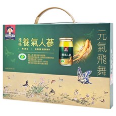 QUAKER 桂格 養氣人蔘禮盒, 480ml, 1盒