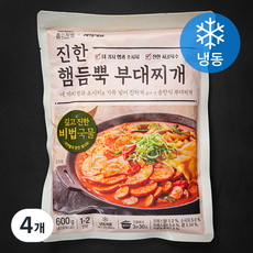 진한 햄듬뿍 부대찌개 1~2인분 (냉동), 4개, 600g