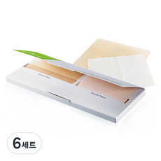CNP차앤박 듀얼오일컨트롤 페이퍼 60p + 100p 세트, 160매입, 6세트
