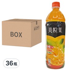 Minute Maid 美粒果 柳橙汁 1000毫升 x 12瓶, 1L, 36瓶