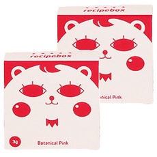 recipebox 韓兔 兒童天然腮紅 Botanical Pink, 2個