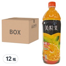 Minute Maid 美粒果 柳橙汁 1000毫升 x 12瓶, 1L