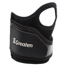 Greaten 極騰 高爾夫防曲腕護腕, 加硬墊片, 有效防止手腕彎曲, 手腕支撐, 改善揮桿, ONE SIZE, 黑色, 1個