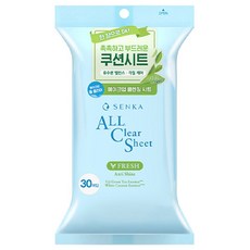 센카 올 클리어 시트 프레시, 30개입, 1개