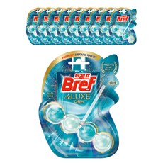 브레프 디럭스 변기세정제 자스민 아쿠아, 50g, 10개