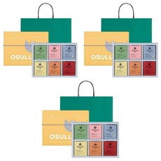 오설록 오 땡큐 티 선물세트, 티박스 6종, 3개 3세트, 단품