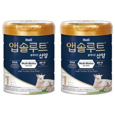 앱솔루트 플래티넘 산양분유 1단계, 750g, 2개 750g, 2개