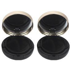 무아누 미니 쿠션 케이스 50 x 22 mm, 2개, 블랙