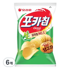 오리온 포카칩 어니언맛, 137g, 6개