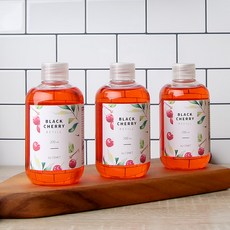 코멧 디퓨저 리필액 200ml 3P, 블랙체리, 3개 - 이미지 3