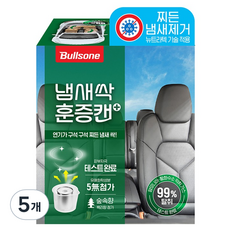 Bullsone 勁牛王 除臭薰蒸罐Plus冷氣暖氣車內除臭劑森林香 正品, 5個, 5g