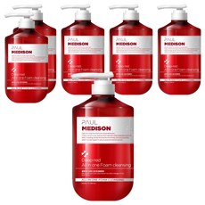 PAUL MEDISON 深紅色多效合一泡沫洗面乳, 510ml, 6瓶