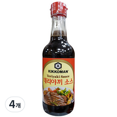 기꼬만 데리야끼 소스, 250ml, 4개