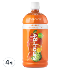 푸드올로지 톡스올로지 48시간 CCA 클렌즈주스, 1L, 4개