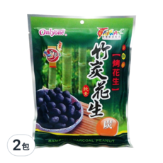 Onlyone 海龍王 竹炭花生, 台灣製造, 烘烤花生, 150g, 2包
