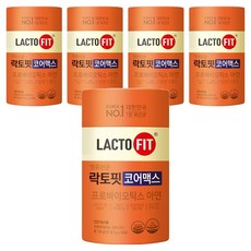 락토핏 생유산균 코어맥스 60p, 120g, 5개