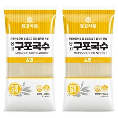 몽고식품 구포국수 소면, 900g, 2개