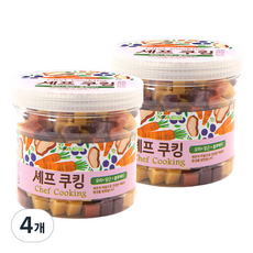 인네이쳐 셰프쿠킹 강아지 통간식 400g, 오리 + 당근 + 블루베리 혼합맛, 4개