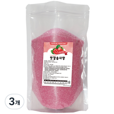 맛깔 솜사탕 설탕 딸기향, 1kg, 3개