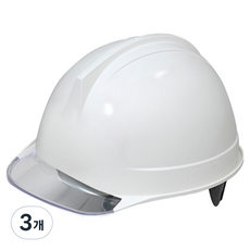 Dongmyeong建設工地工地護頭盔型透明窗安全帽 象牙白 DMS-D-3002(AM-831), 3個