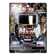 VANGUARD 鐵甲武士 耐久力 超級氟素擋風玻璃撥水劑, 車速約45km/h時雨滴自動排除，耐久性365 DAYS, 120ml, 1瓶
