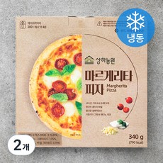 상하농원 마르게리타 피자 (냉동), 2개, 340g