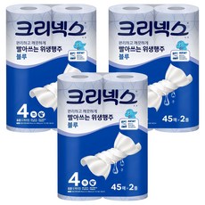 Kleenex 舒潔 乾濕兩用抹布 藍色, 45張, 6入