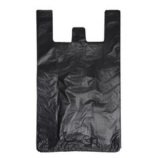 comet 黑色手提塑膠袋, 20L, 100個