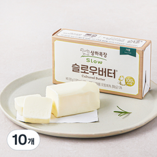 상하목장 슬로우 가염버터, 100g, 10개