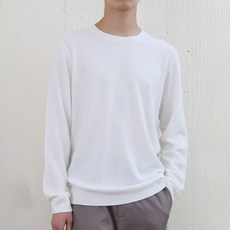 킨록 남성용 캐시미어 터치 라운드 니트