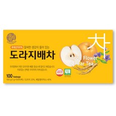 우리차 도라지배차, 1g, 100개입, 1개