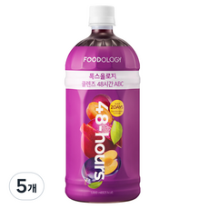 푸드올로지 톡스올로지 클렌즈 48시간 ABC, 1L, 5개