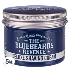 Bluebeards 刮鬍膏, 100ml, 5罐