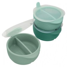 b.box 矽膠寬口副食品儲存盒3入組, 寶寶副食品分裝好幫手，安全矽膠材質，輕鬆餵食, 3個