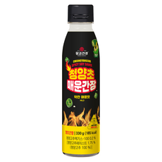 몽고간장 청양초 매운간장 약간매운맛, 330g, 1개