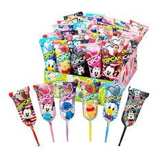 glico 格力高 迪士尼造型棒棒糖 綜合口味, 10.5g, 1盒