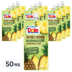 돌 워터 젤리 파인애플, 130ml, 50개입