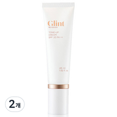 Glint 톤업크림 SPF20 PA++, 혼합색상, 45ml, 2개