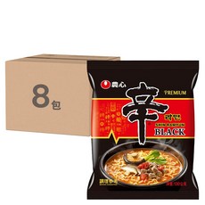 NONGSHIM 農心 頂級辛拉麵 微辣牛骨湯味 130g, 8包