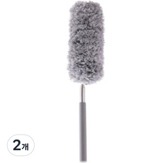 클레어라 길이조절 먼지털이개, 그레이, 2개