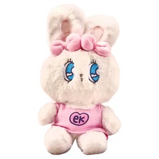 Esther Bunny 艾絲樂小兔 絨毛玩偶 坐姿, 高約15cm, 15cm, 白色, 1個