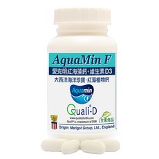 Healthwomen 赫而司 愛克明紅海藻鈣鎂 + D3全素食錠，含紅藻鈣、維生素D3，60錠, 60顆, 1罐