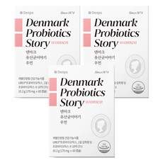 덴프스 덴마크 유산균이야기 우먼, 60정, 3개
