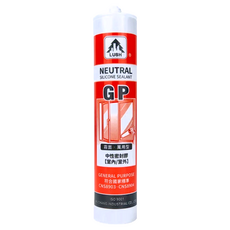 GP 通用型中性霧面密封膠 黑色 300ml, 1個
