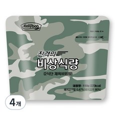 Easy bab 緊急食物的攻擊 第二餐 Jeyuk 拌飯, 4個, 110g