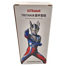 Kikimmy 超人力霸王 兒童TRITAN水壺杯套組, 550ml, 可調整式揹帶, ZERO, 1個