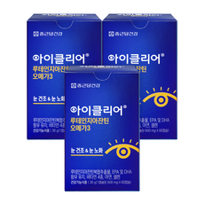 Chong Kun Dang 鍾根堂 Eyeclear 葉黃素玉米黃素Omega 3補充膠囊 36g, 60顆, 3盒