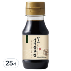 신앙촌 양조 생명물 간장, 120ml, 25개
