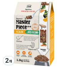 더독 강아지 전연령용 닥터소프트 시그니처 습식 소프트사료 명작 치킨, 닭, 1.2kg, 2개